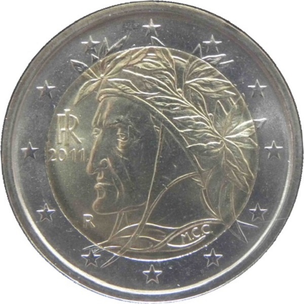 Италия 2 Евро (2011) KM#