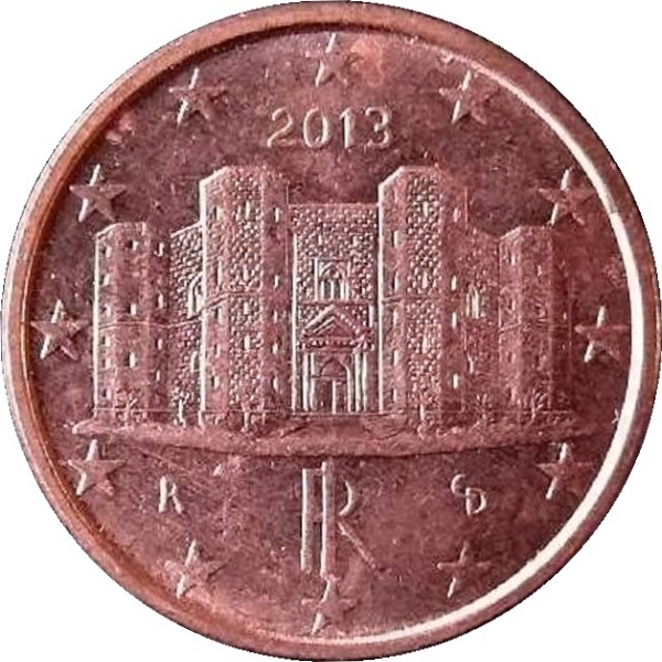 Италия 1 Евро цент (2013) KM#