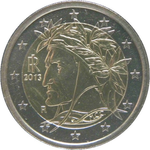 Италия 2 Евро (2013) KM#