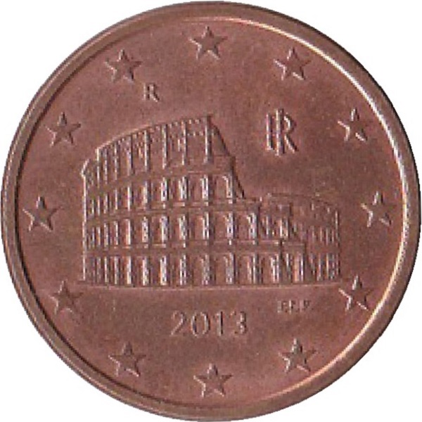 Италия 5 Евро цент (2013) KM#