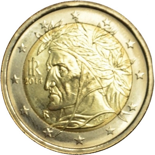 Italy 2 Euro (2014) KM#