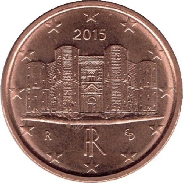 Италия 1 Евро цент (2015) KM#