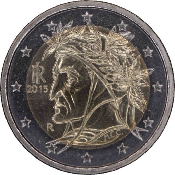 Италия 2 Евро (2015) KM#