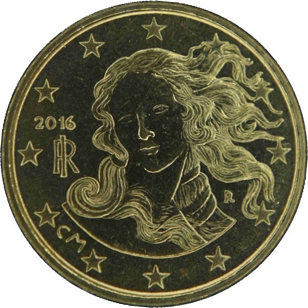 Италия 10 Евро цент (2016) KM#