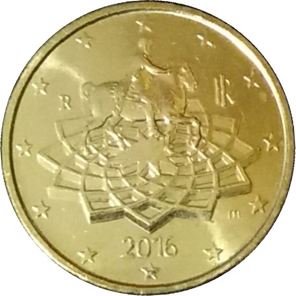 Италия 50 Евро цент (2016) KM#