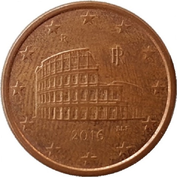 Italy 5 Euro cent (2016) KM#