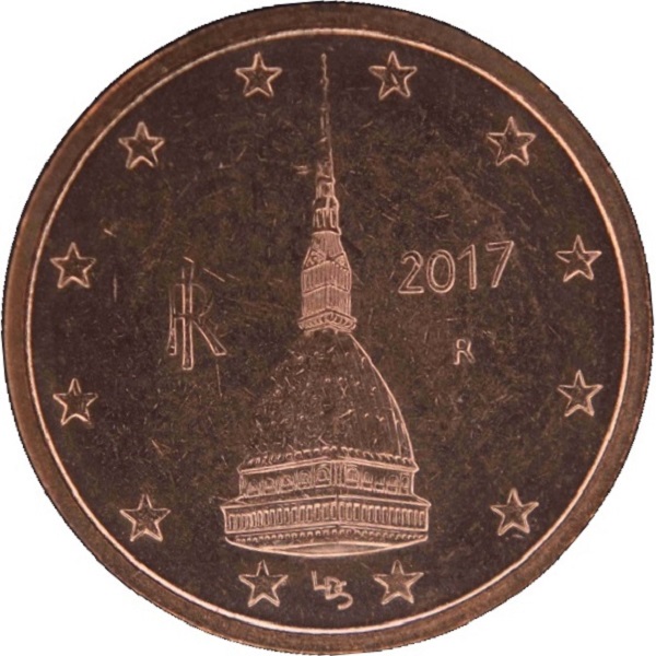 Италия 2 Евро цент (2017) KM#