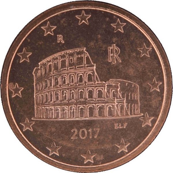 Италия 5 Евро цент (2017) KM#