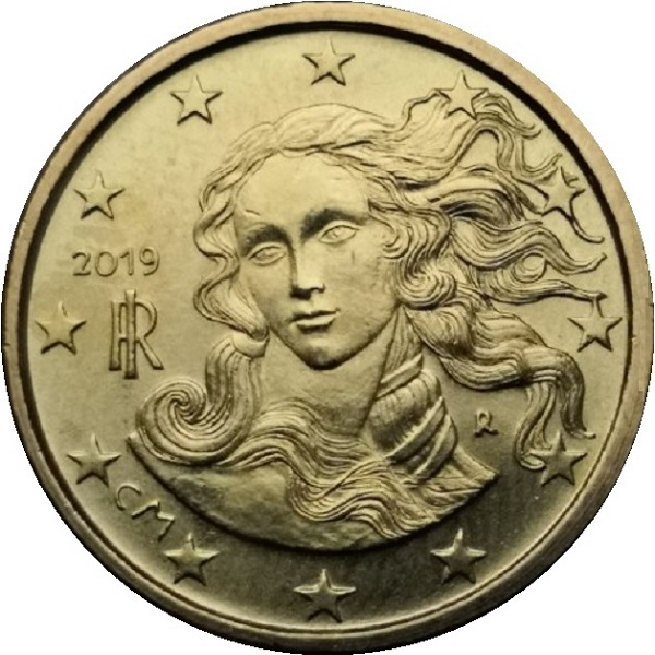 Италия 10 Евро цент (2019) KM#