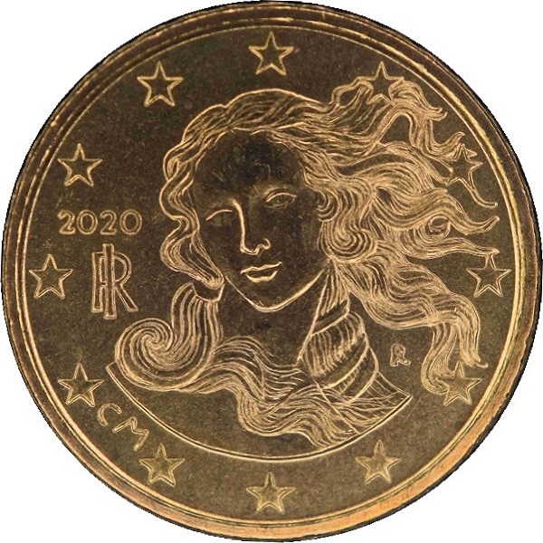 Италия 10 Евро цент (2020) KM#