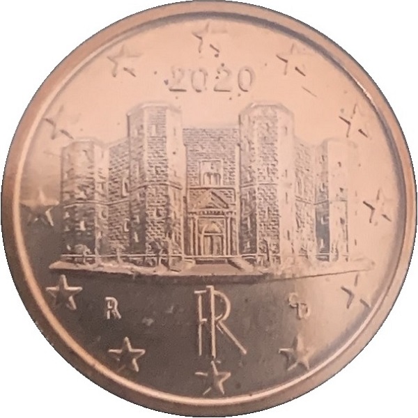 Италия 1 Евро цент (2020) KM#