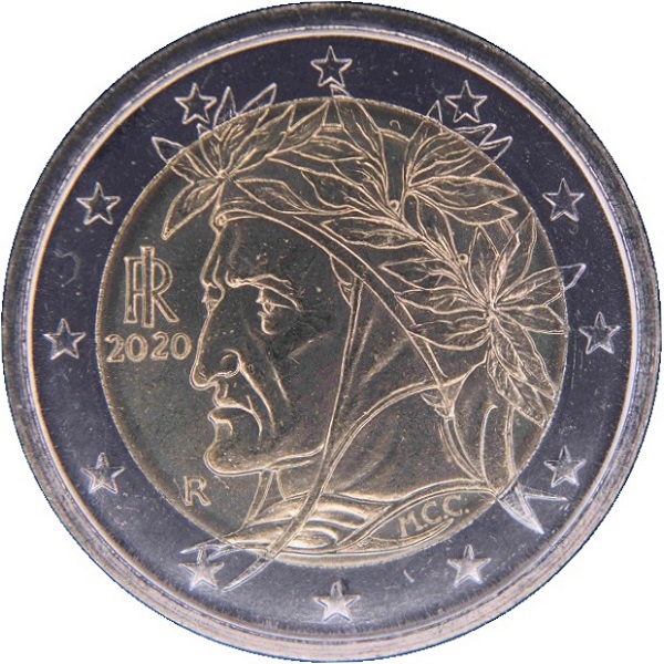 Италия 2 Евро (2020) KM#