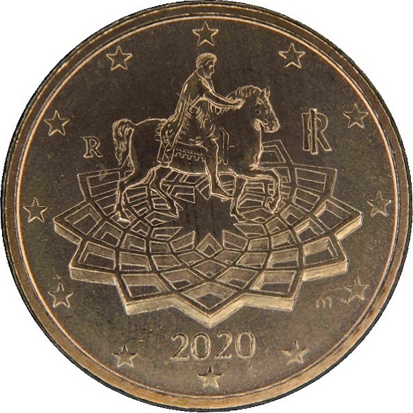 Италия 50 Евро цент (2020) KM#