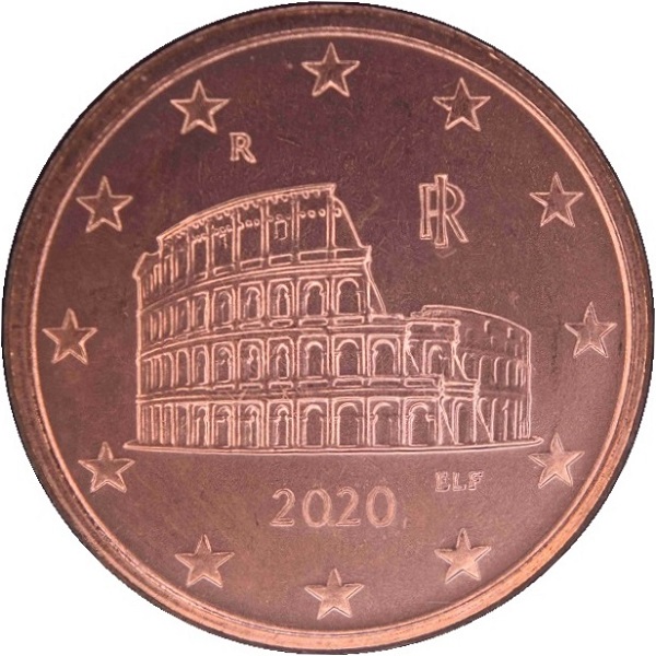 Италия 5 Евро цент (2020) KM#