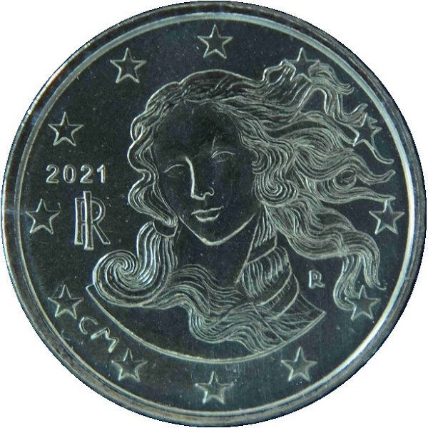 Италия 10 Евро цент (2021) KM#