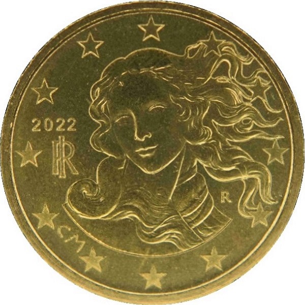 Италия 10 Евро цент (2022) KM#