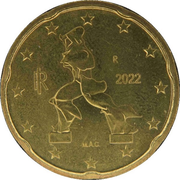 Италия 20 Евро цент (2022) KM#