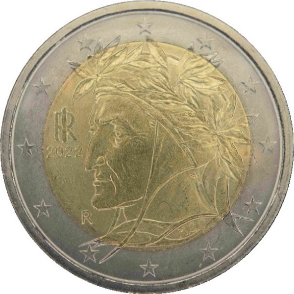 Италия 2 Евро (2022) KM#