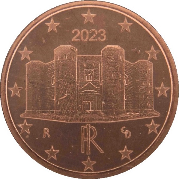 Италия 1 Евро цент (2023) KM#