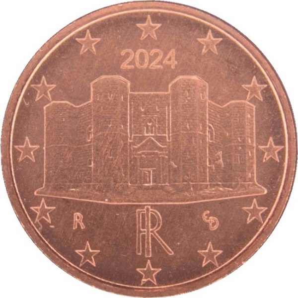 Италия 1 Евроцент (2024) KM#