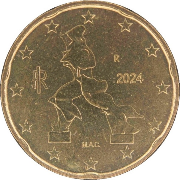 Италия 20 Евроцент (2024) KM#