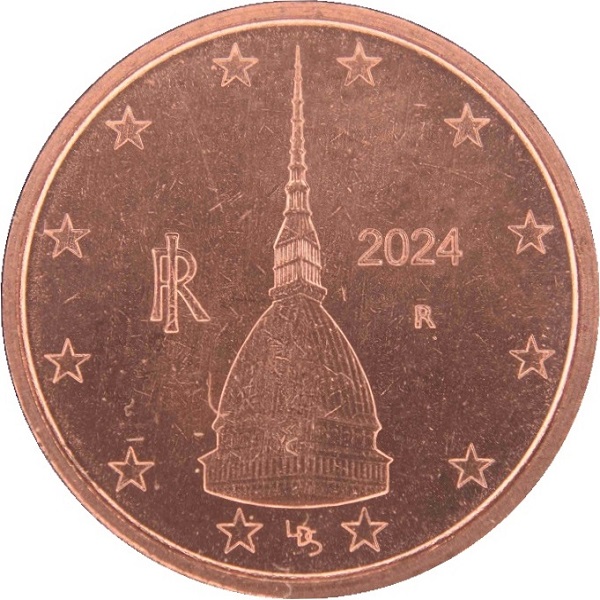 Италия 2 Евроцент (2024) KM#