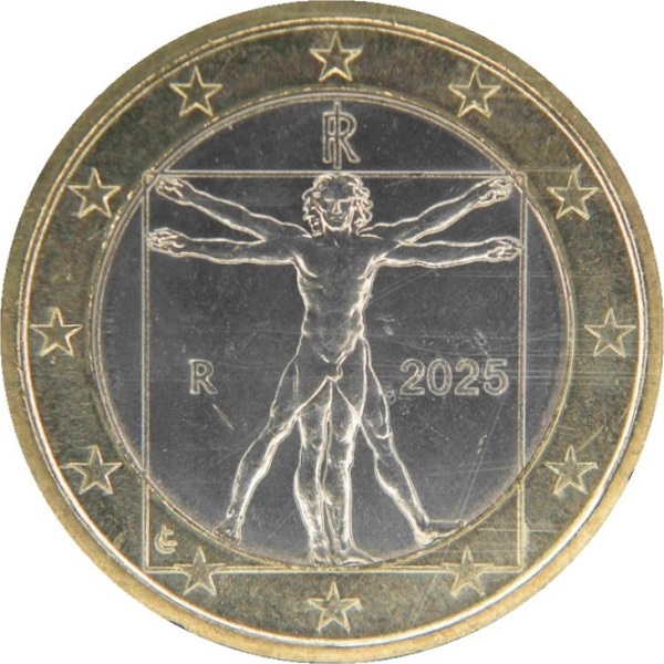 Италия 1 Евро (2025) KM#