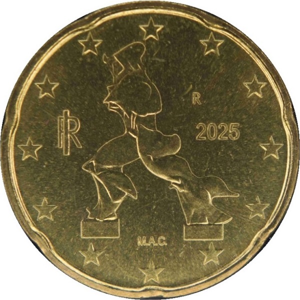 Италия 20 Евро цент (2025) KM#