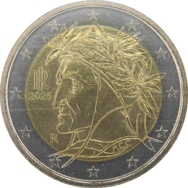 Италия 2 Евро (2025) KM#