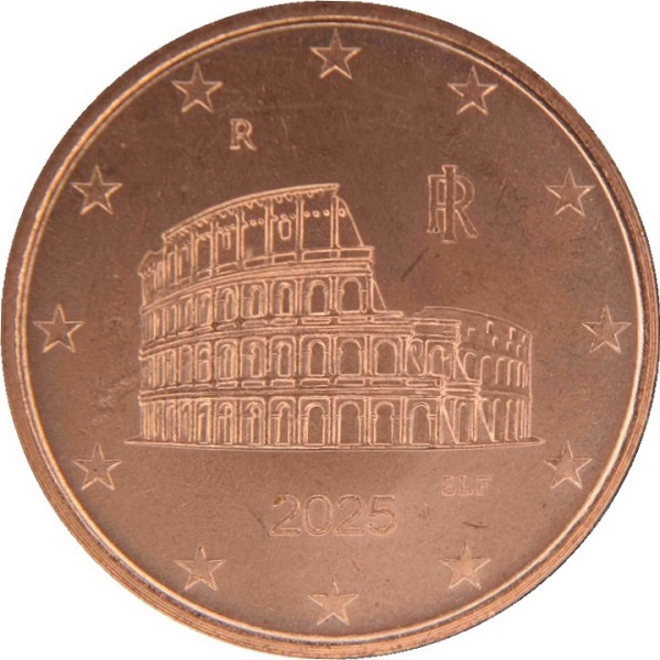 Италия 5 Евро цент (2025) KM#