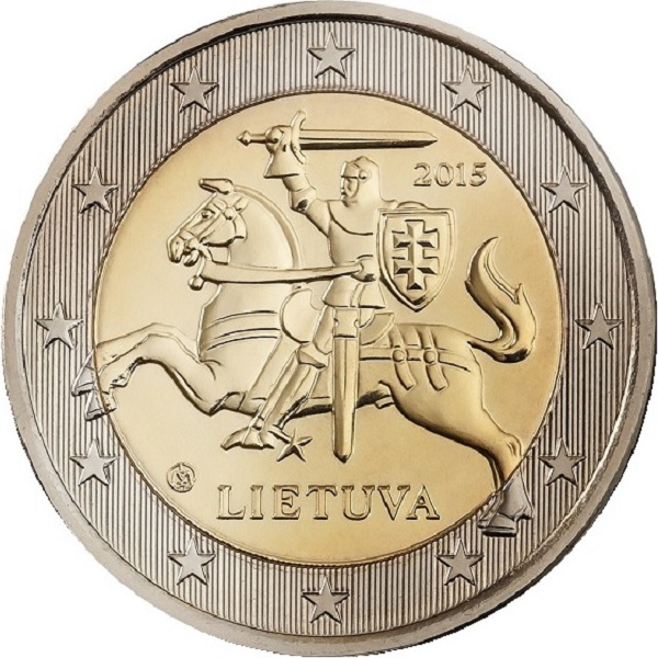 Литва 2 Евро (2015) KM#
