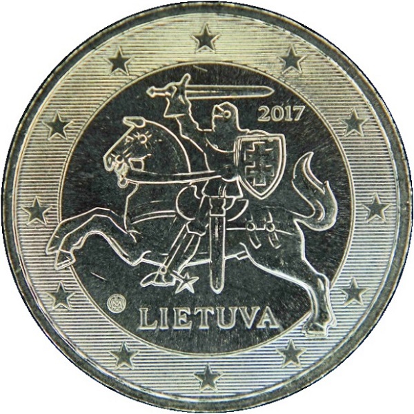 Литва 10 Евро цент (2017) KM#