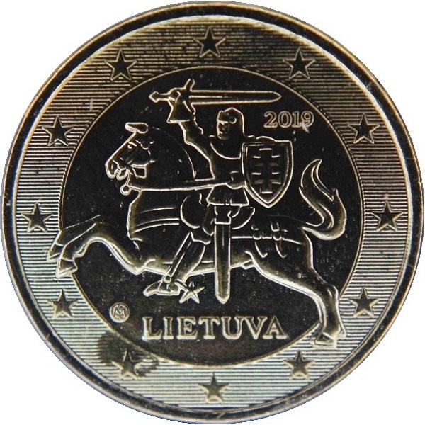 Литва 10 Евро цент (2019) KM#