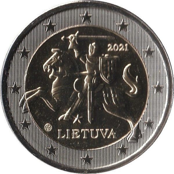 Литва 2 Евро (2021) KM#