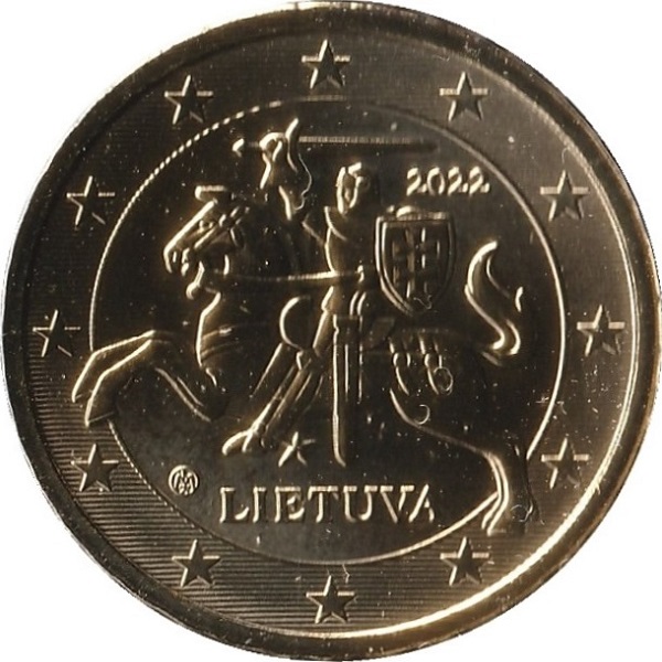 Литва 10 Евро цент (2022) KM#