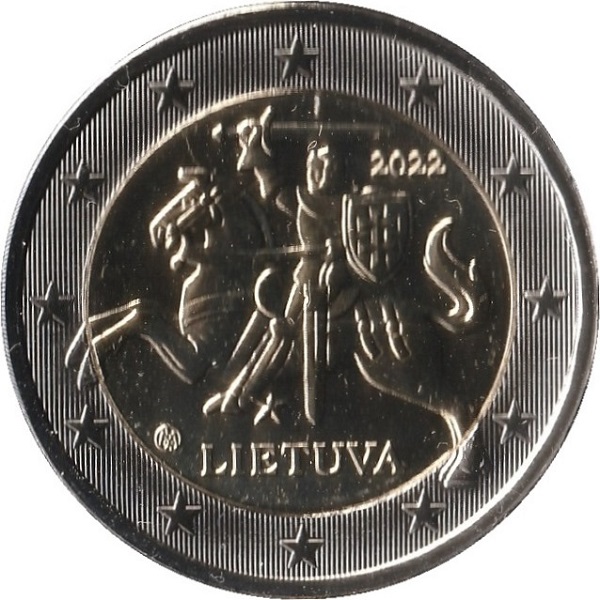 Литва 2 Евро (2022) KM#
