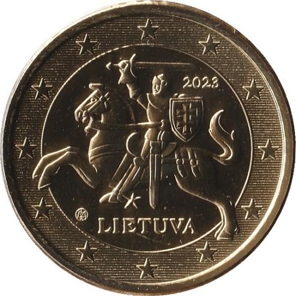 Lithuania 50 Euro cent (2023) KM#
