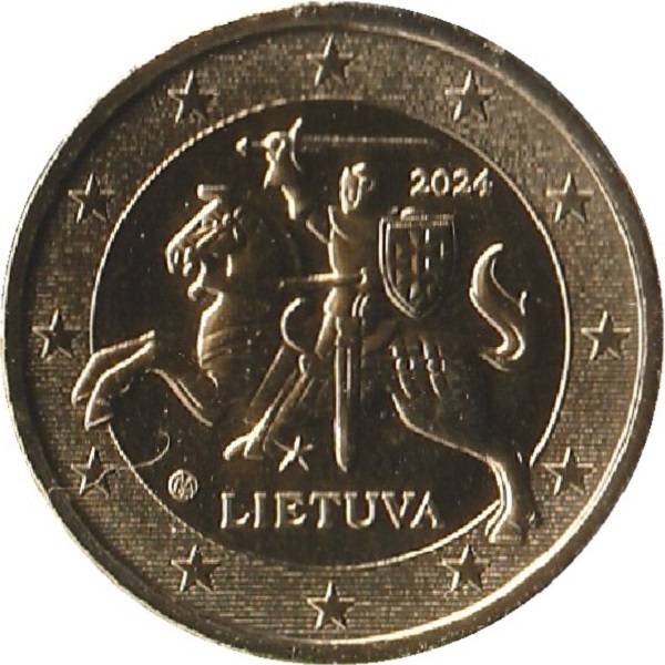 Литва 10 Евро цент (2024) KM#