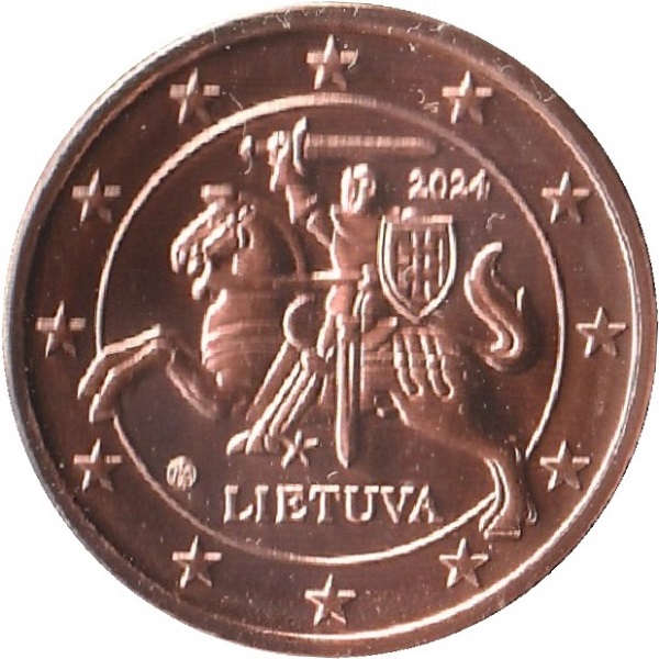 Литва 5 Евро цент (2024) KM#