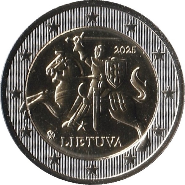 Литва 2 Евро (2025) KM#