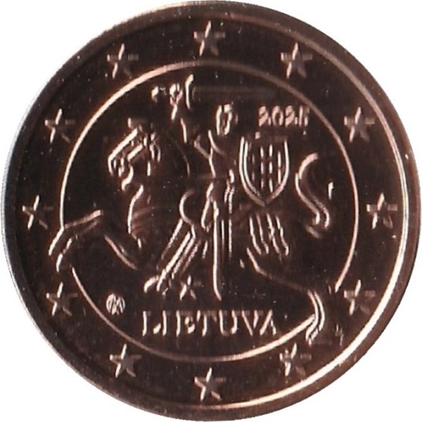 Литва 5 Евроцент (2025) KM#