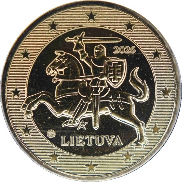 Литва 10 Евроцент (2026) KM#