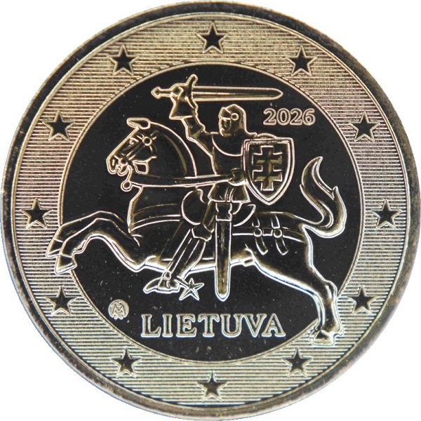 Литва 50 Евроцент (2026) KM#