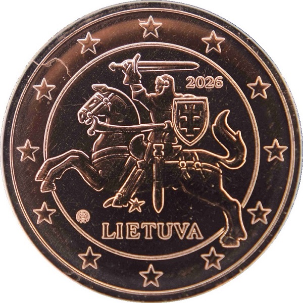 Литва 5 Евроцент (2026) KM#