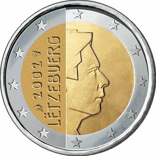Люксембург 2 Евро (2002) KM#
