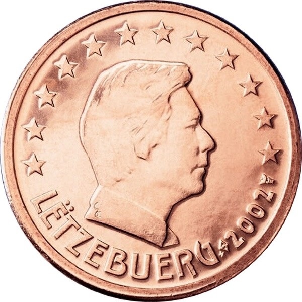 Luxembourg 2 Euro cent (2002) KM#