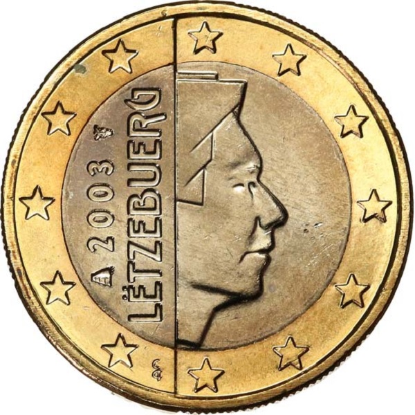 Люксембург 1 Евро (2003) KM#