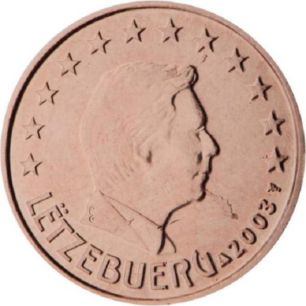 Люксембург 1 Евро цент (2003) KM#