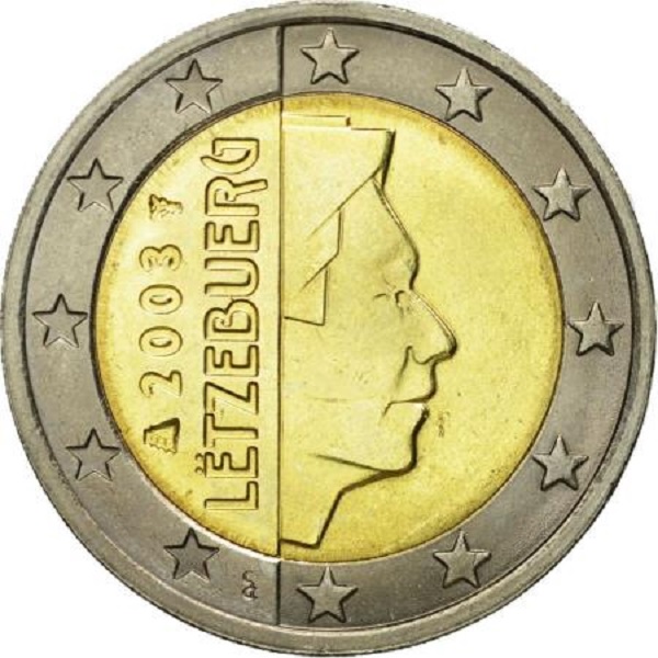 Люксембург 2 Евро (2003) KM#