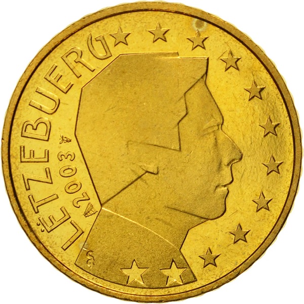 Люксембург 50 Евро цент (2003) KM#